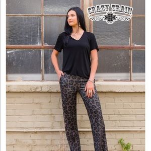 Crazy Train Leopard Pilar Pants